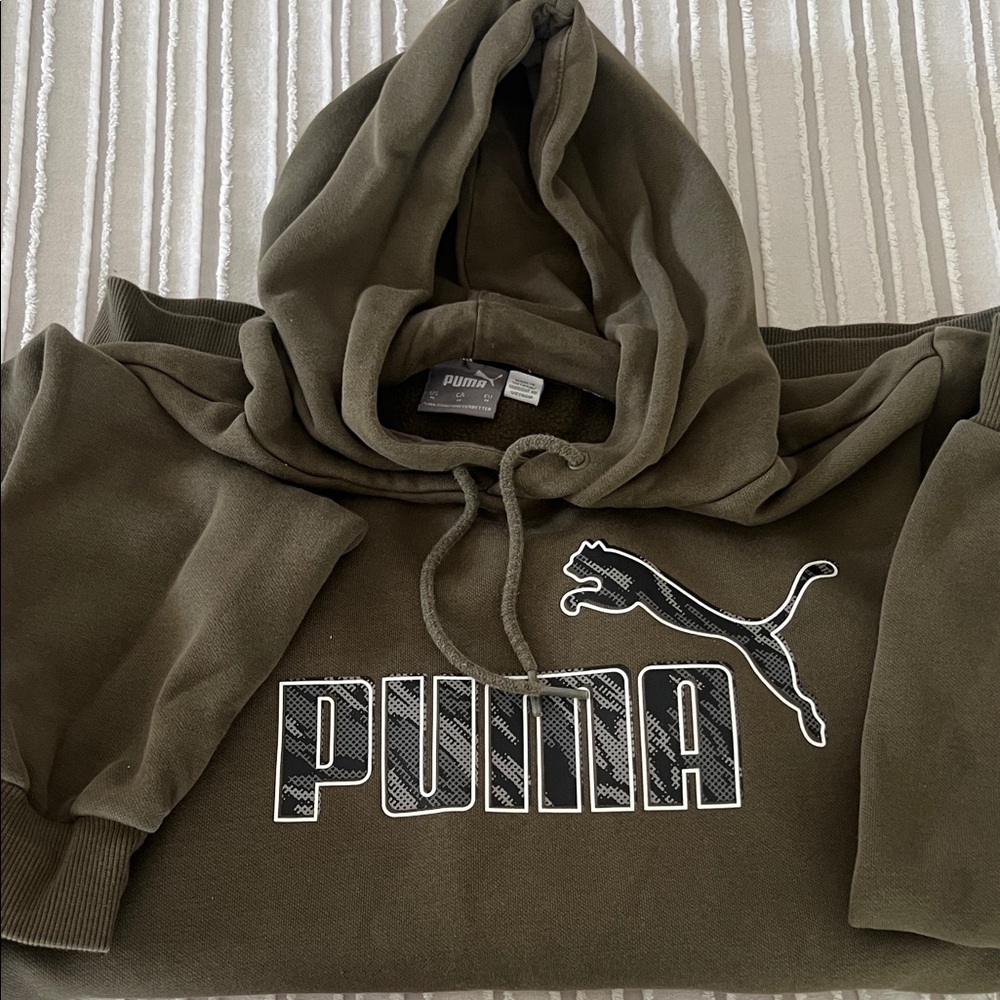 Puma Kids Olive Hoodie